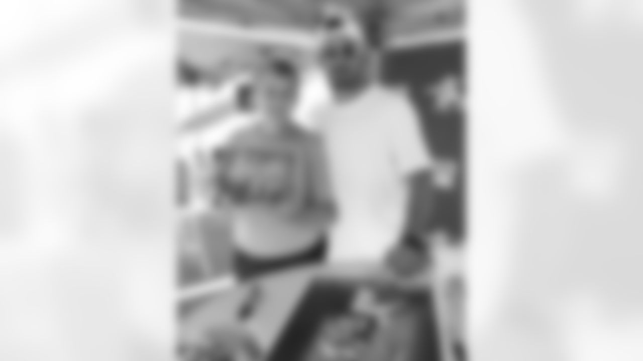 A fan with Danny Amendola at Patriots Training Camp on July 26th, 2024