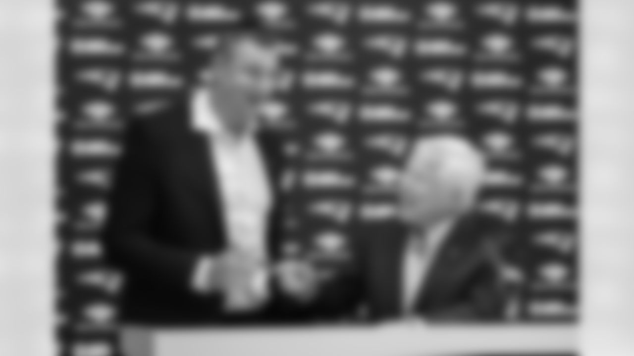 Rob Gronkowski returns to Gillette Stadium to sign a one-day contract and retire as a New England Patriot on Wednesday, Nov. 12, 2025.