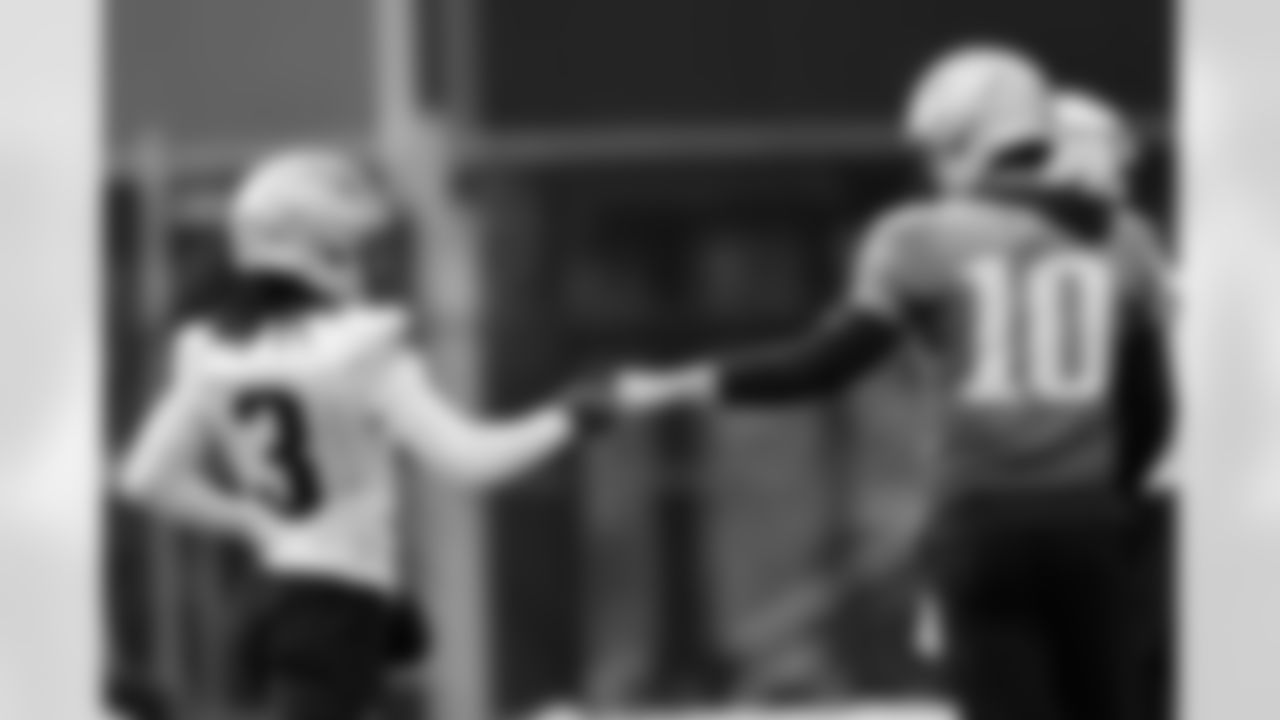 DeMario Douglas and Drake Maye