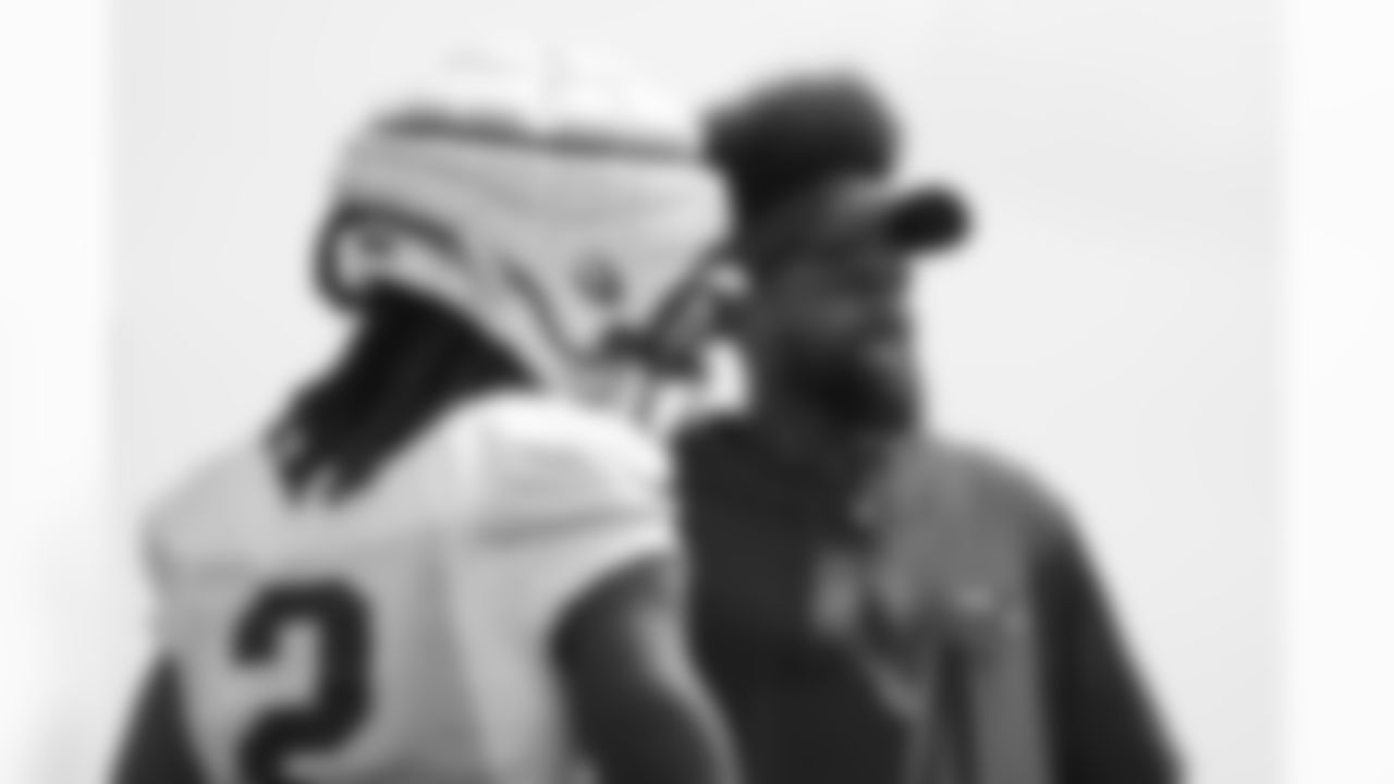 K.J. Osborn & Tiquan Underwood at Patriots Training Camp on July 28, 2024