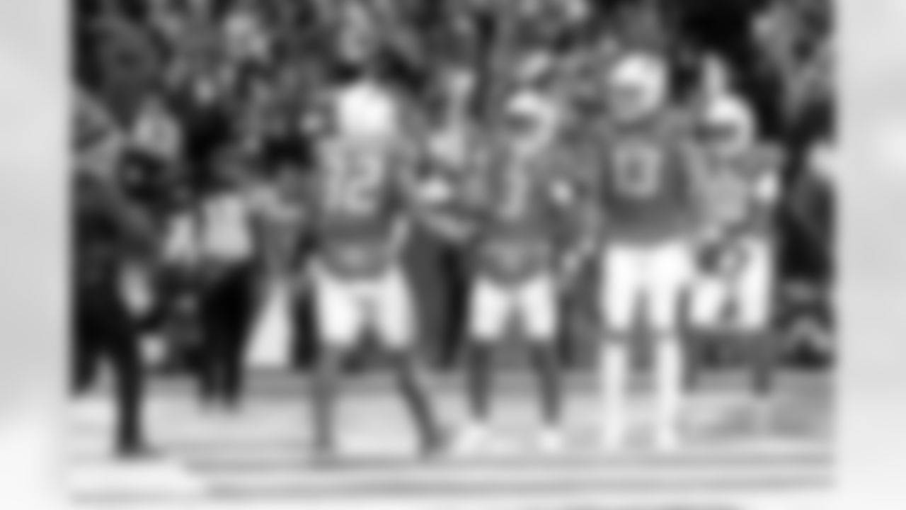 TreVeyon Henderson, DeMario Douglas and Mack Hollins