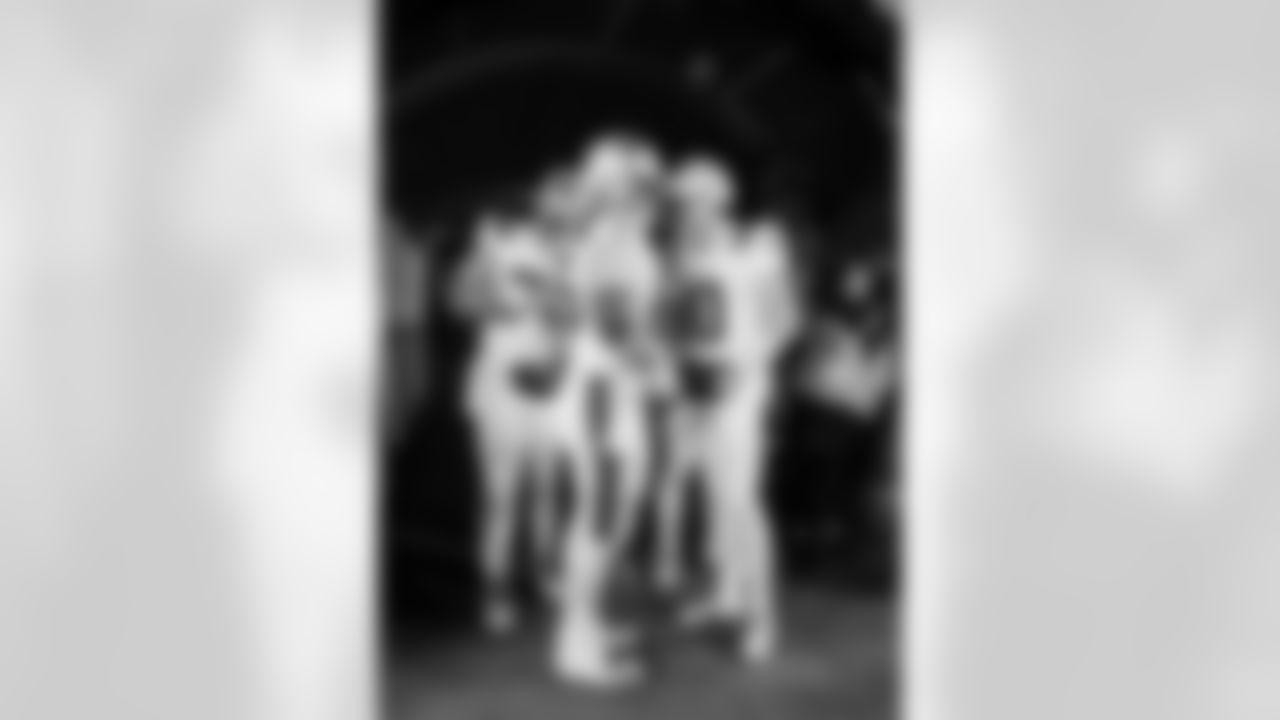 Drake Maye, Garrett Bradbury, and Ben Brown. Photo by Lexi Ehle