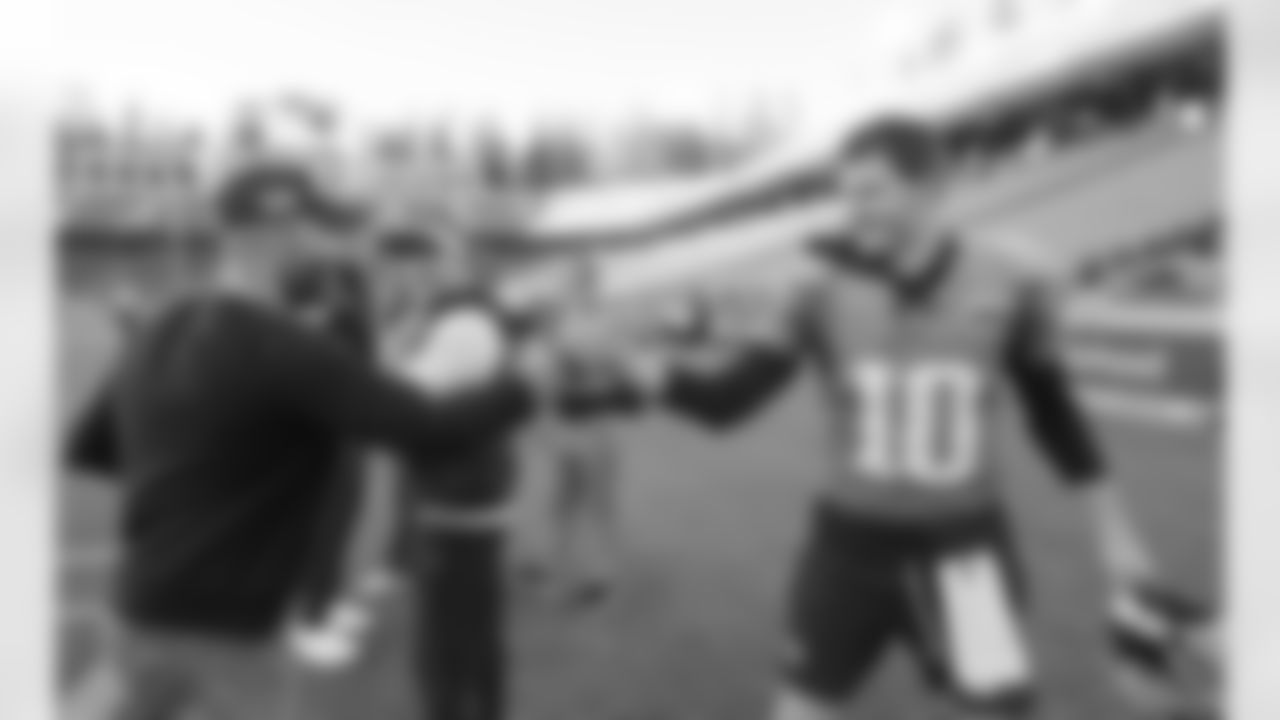 Julian Edelman and Drake Maye