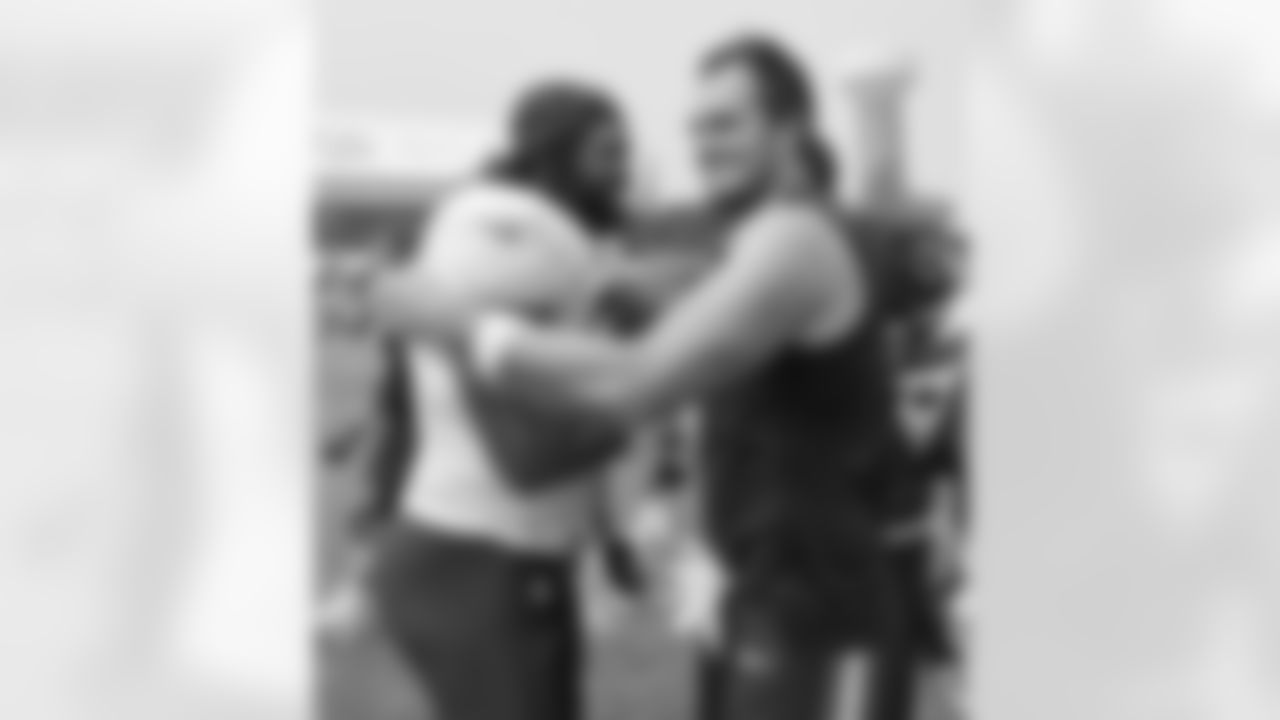 Deatrich Wise and Hunter Henry