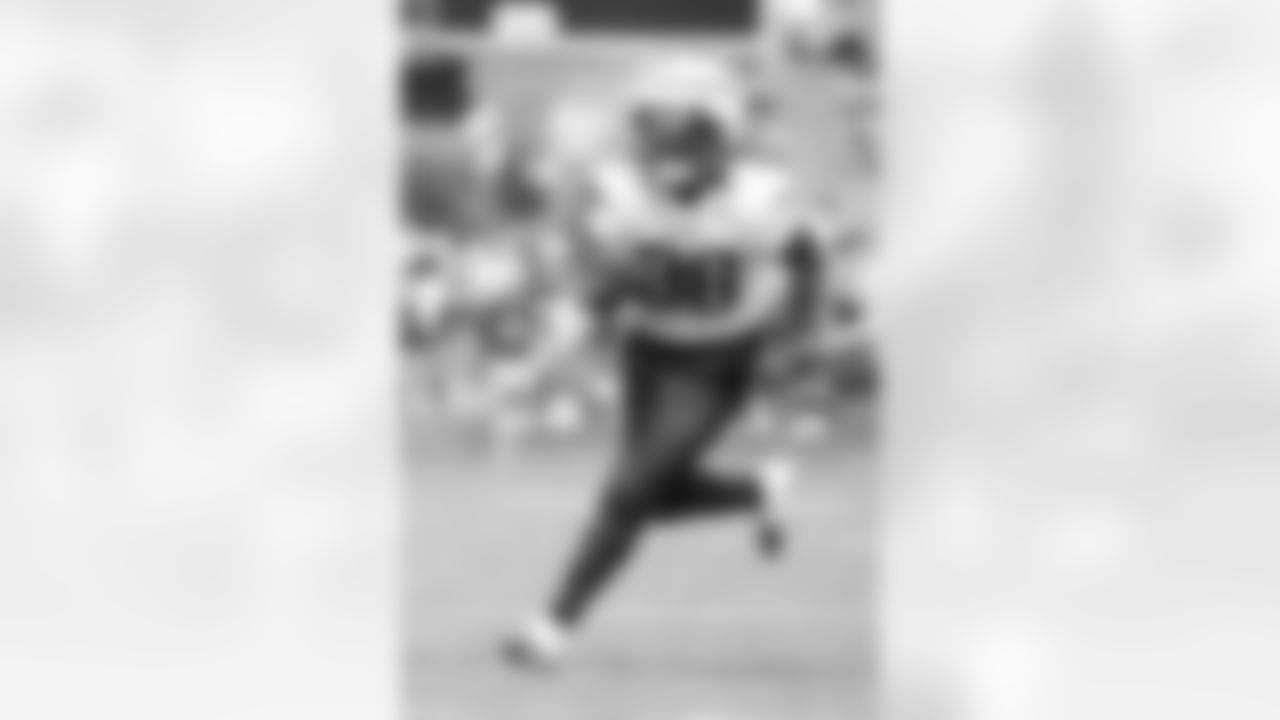 Rhamondre Stevenson practices at Patriots Training Camp on August 1, 2024