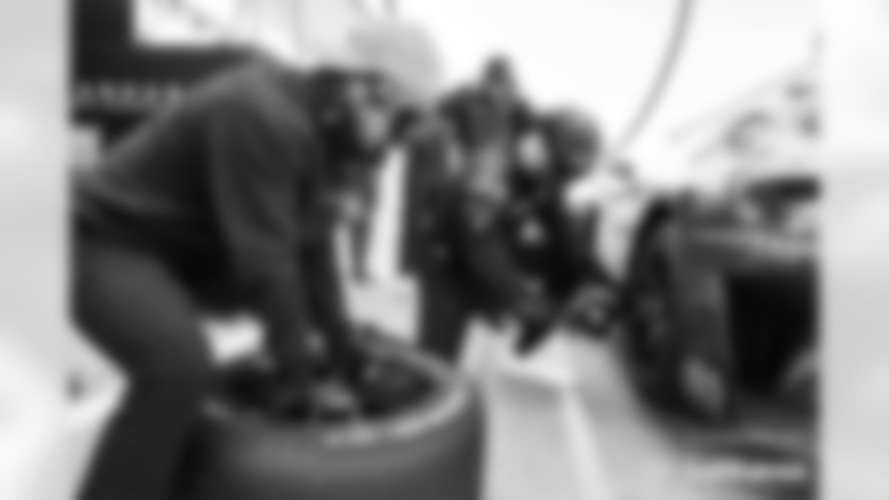 Sebastian Vollmer bei der Pit Stop Challenge