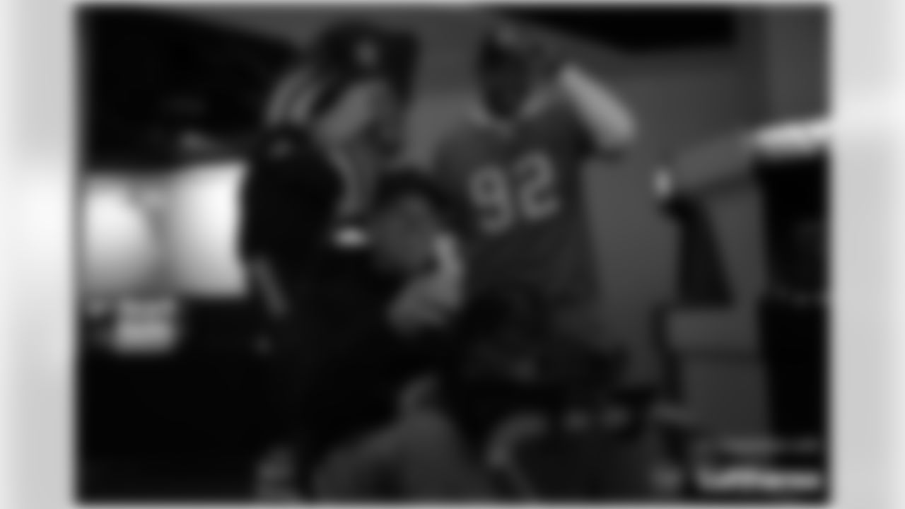 Lonie Paxton bei der Patriots x Buccaneers Watch Party