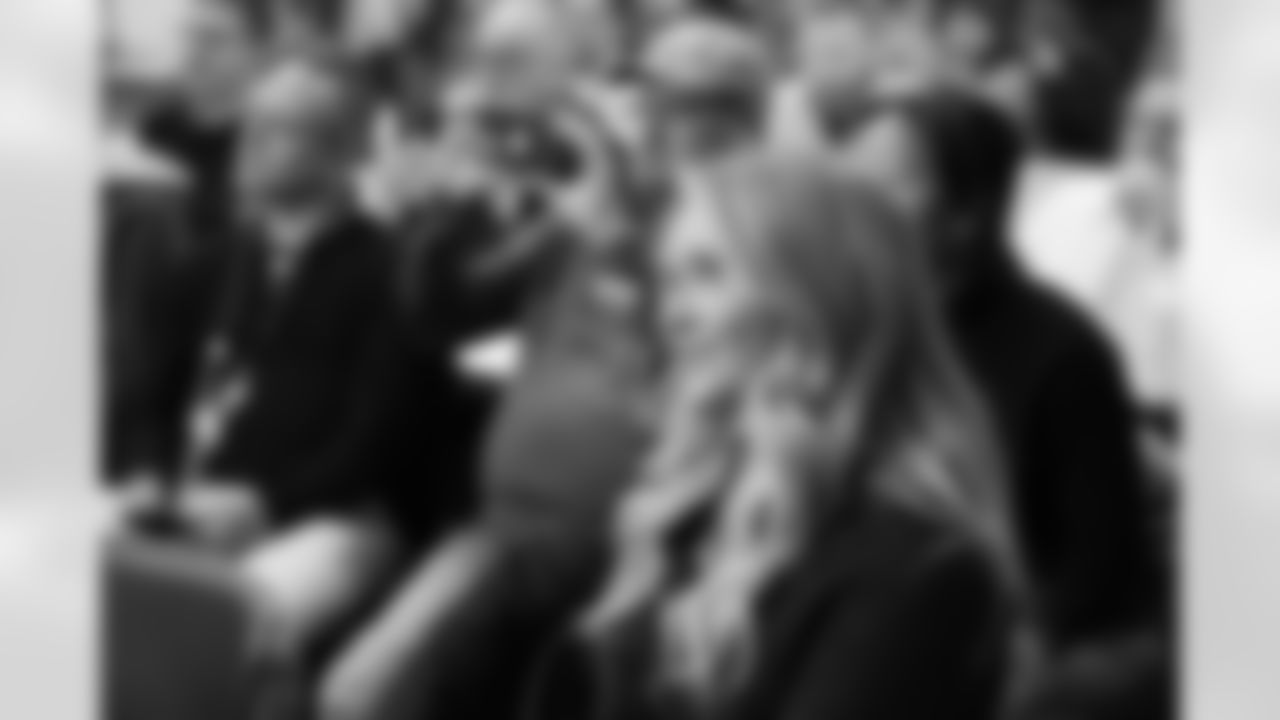 Rob Gronkowski returns to Gillette Stadium to sign a one-day contract and retire as a New England Patriot on Wednesday, Nov. 12, 2025.