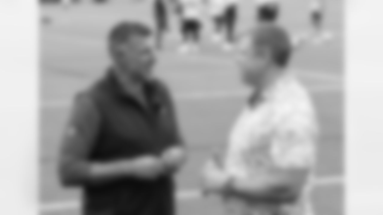 Mike Vrabel and Ted Johnson