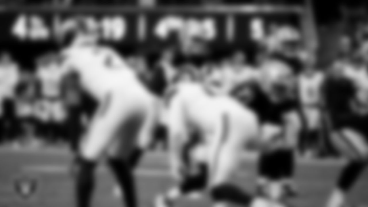 Las Vegas Raiders quarterback Kenny Pickett (15) during the regular season home game against the Denver Broncos at Allegiant Stadium.