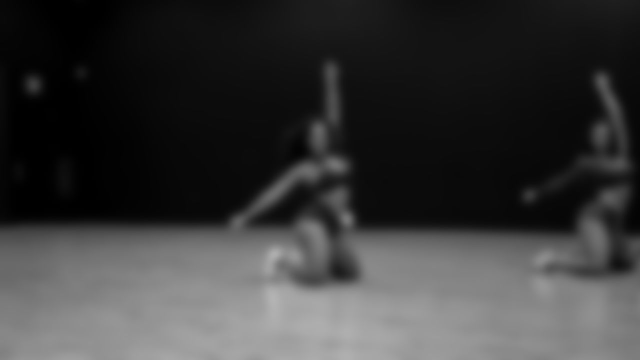 A dancer during a recruitment clinic at The Studio.