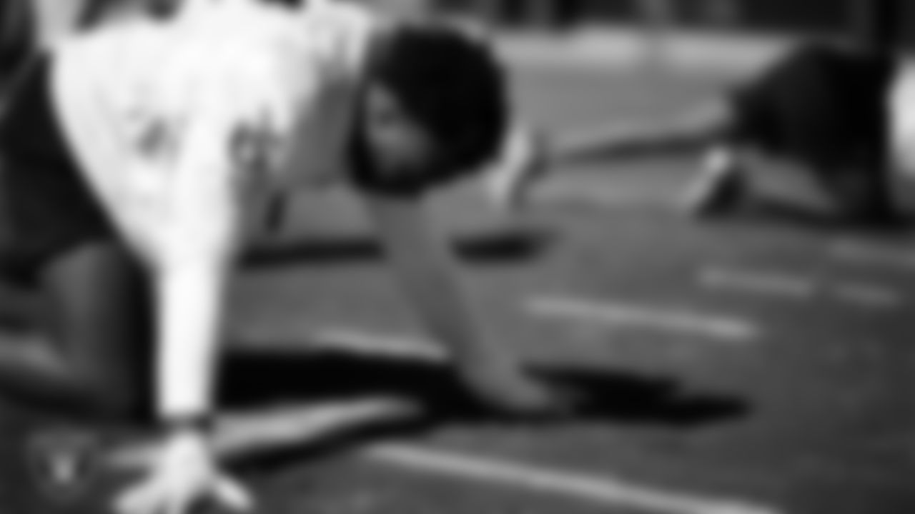 Las Vegas Raiders defensive end Malcolm Koonce (51) during practice at Intermountain Health Performance Center.