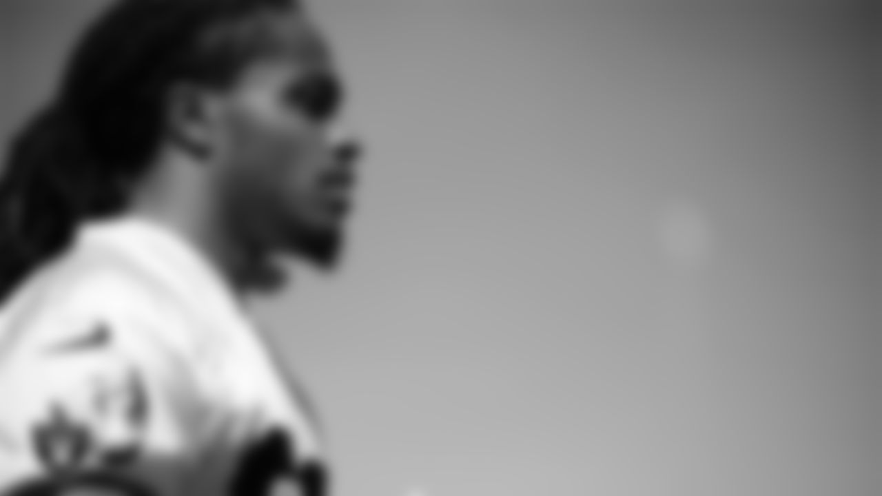 Las Vegas Raiders running back Tyreik McAllister (32) at a workout during phase two of the offseason program at Intermountain Health Performance Center.
