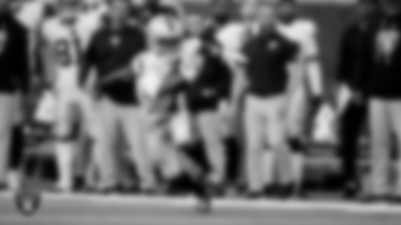 Las Vegas Raiders wide receiver Tre Tucker (1) during the regular season away game against the Houston Texans at NRG Stadium.