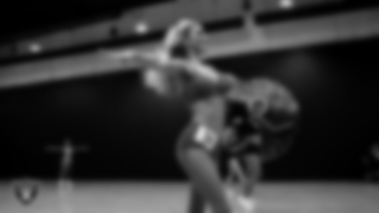 A dancer during a recruitment clinic at The Studio.