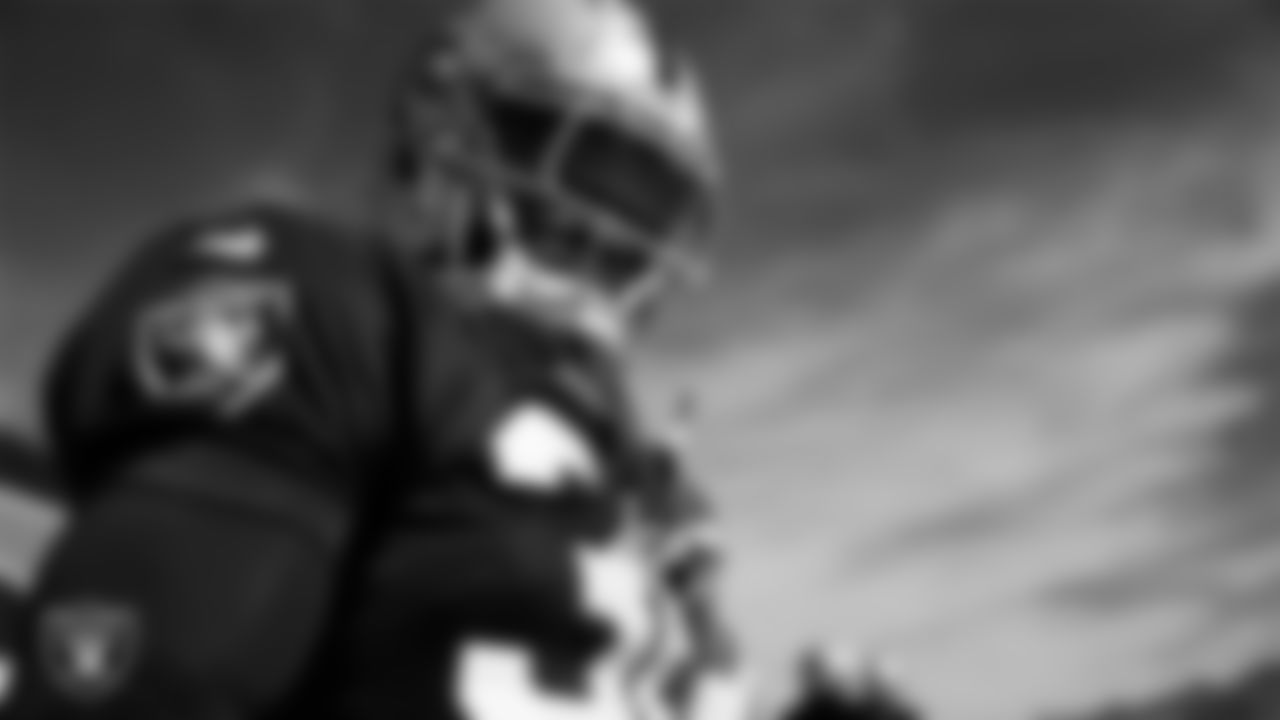 Las Vegas Raiders cornerback Kyu Blu Kelly (36) during practice at Intermountain Health Performance Center.