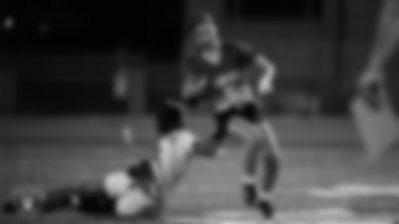 Athletes compete in a 2025 Middle School Flag Football Championship game at All American Park.