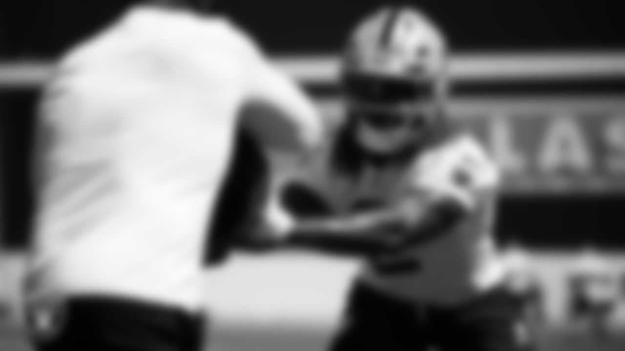 Las Vegas Raiders running back Ashton Jeanty (2) at day two of 2025 Rookie Minicamp at Intermountain Health Performance Center.