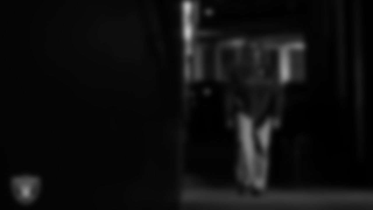 Las Vegas Raiders running back Ashton Jeanty (2) arrives to the regular season home game against the Jacksonville Jaguars at Allegiant Stadium.