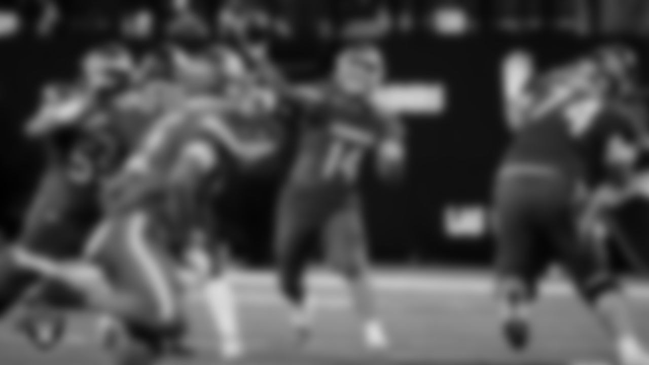 Bishop Gorman High School and Arbor View High School face off in the NIAA 5A Open Division State Championship game at Allegiant Stadium.