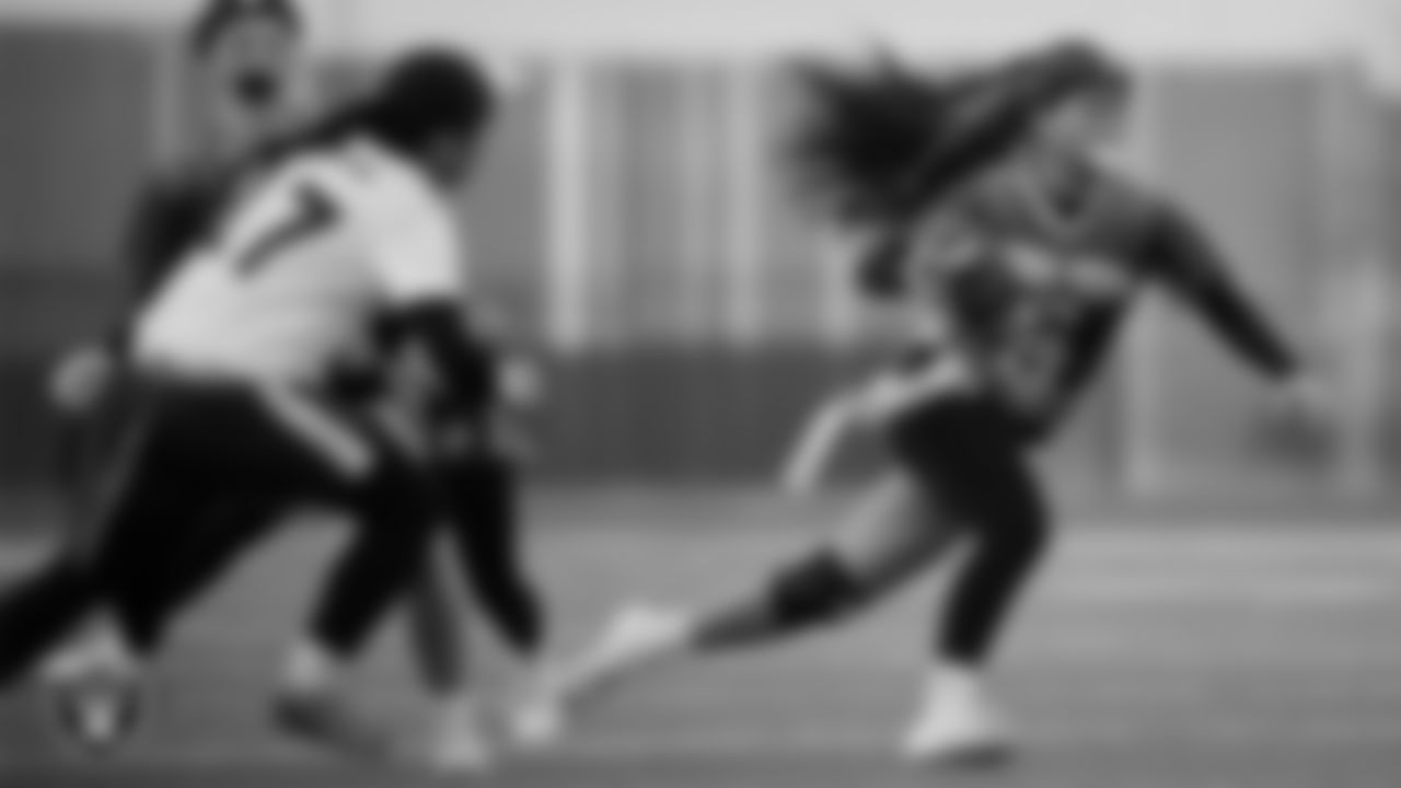 Sierra Vista High School hosts Pahrump Valley High School during the Las Vegas Raiders' High School Flag Football Showcase game at Sierra Vista High School.