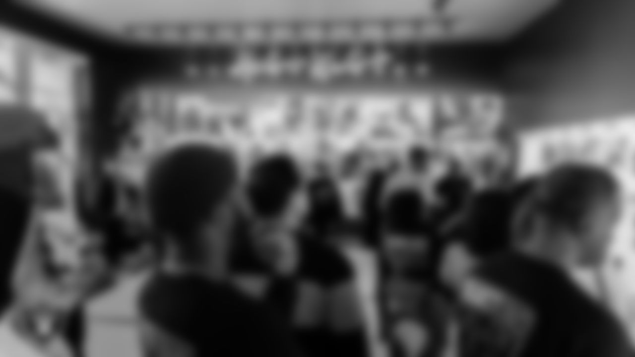 Attendees tour the Historic Westside School during the Historic Westside Tour.