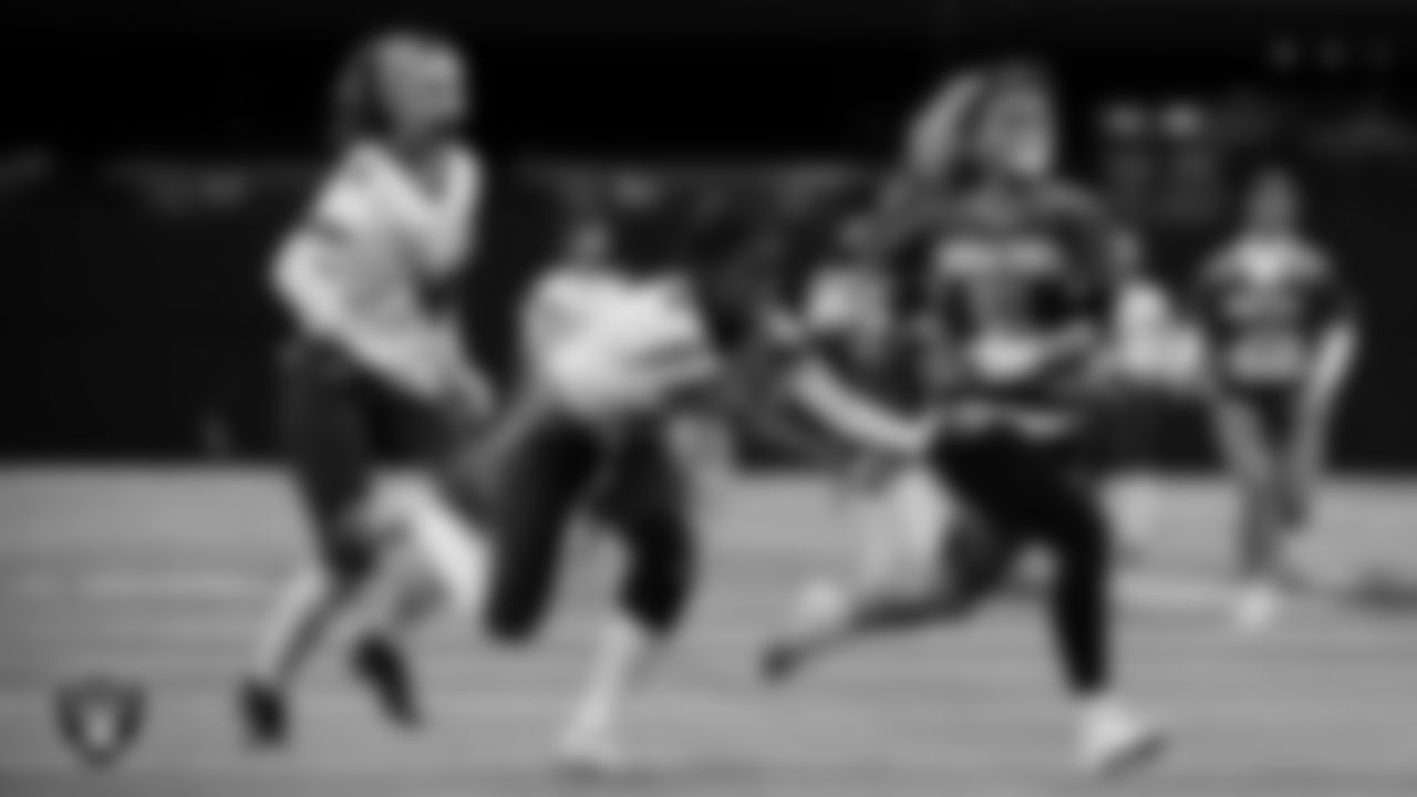 Sierra Vista High School and Green Valley High School face off in the NIAA 4A Flag Football State Championship game at Allegiant Stadium.