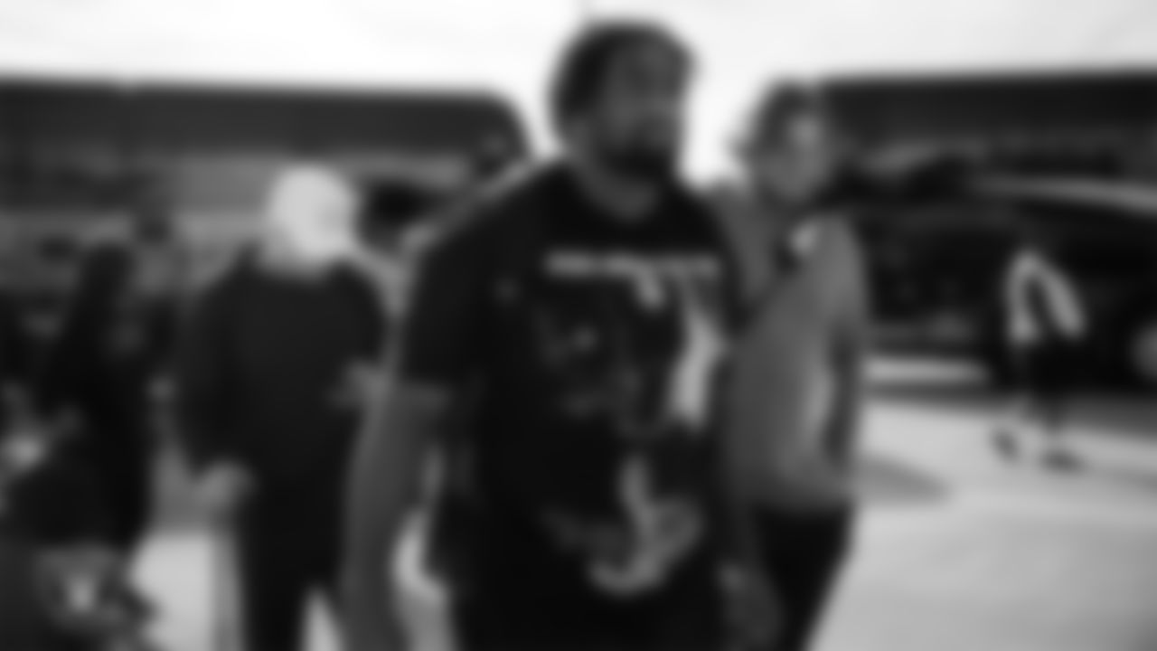 Las Vegas Raiders guard Layden Robinson (64) departs for the regular season away game against the Los Angeles Chargers.