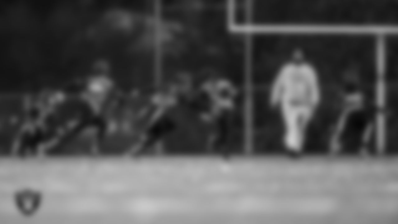 Athletes from the East Division and West Division of the City of Las Vegas Silver and Black Youth Flag Football League compete in the championship game at All American Park.