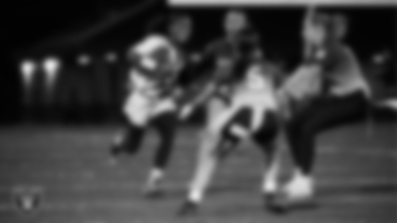 Athletes compete in a 2025 Middle School Flag Football Championship game at All American Park.