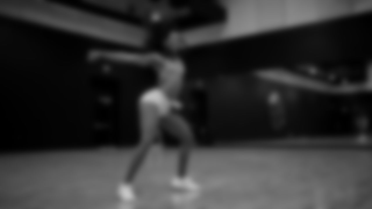 A dancer during a recruitment clinic at The Studio.