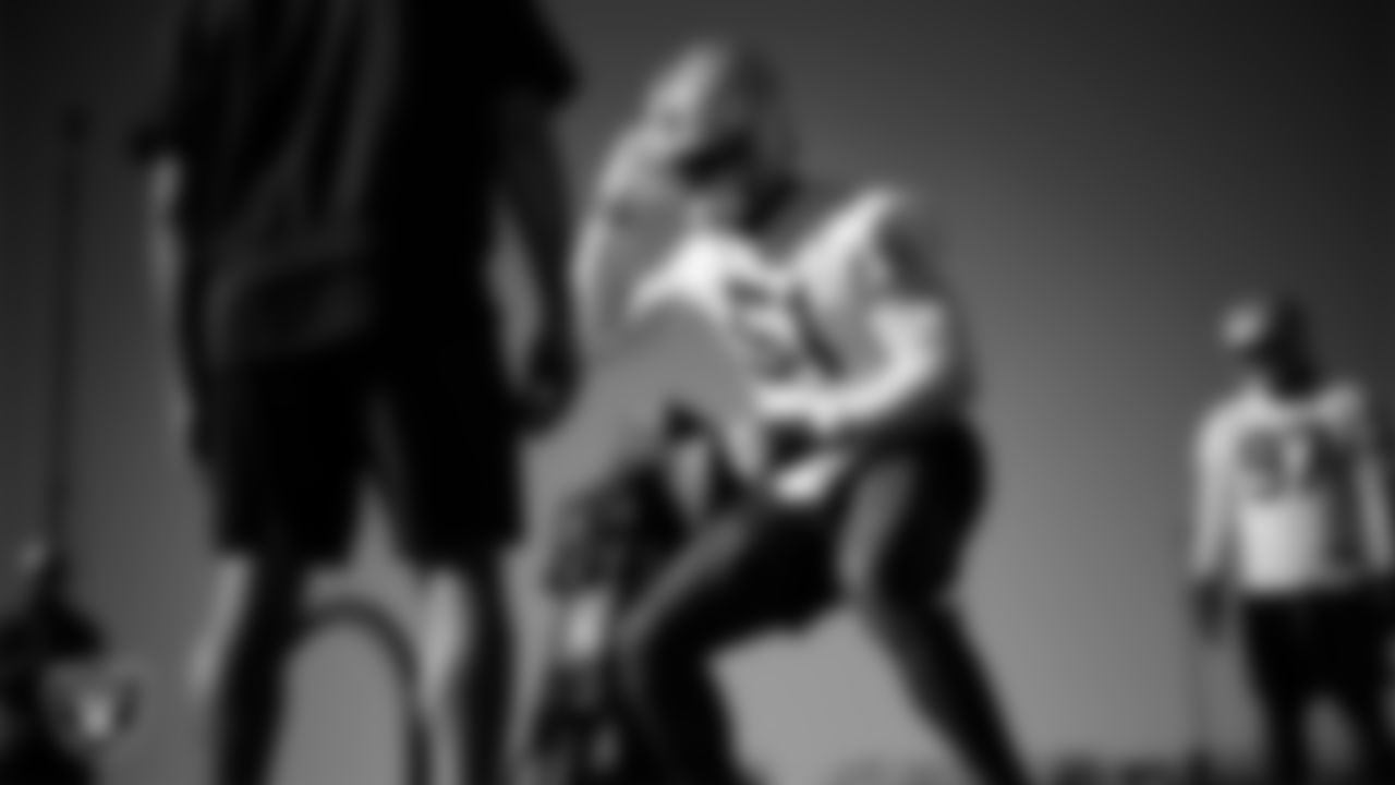 Las Vegas Raiders defensive end Malcolm Koonce (51) during practice at Intermountain Health Performance Center.