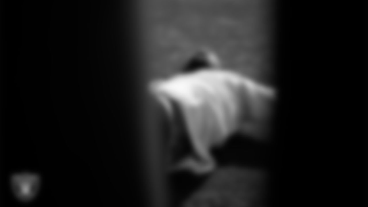 Las Vegas Raiders defensive end Maxx Crosby (98) during practice at Intermountain Health Performance Center.