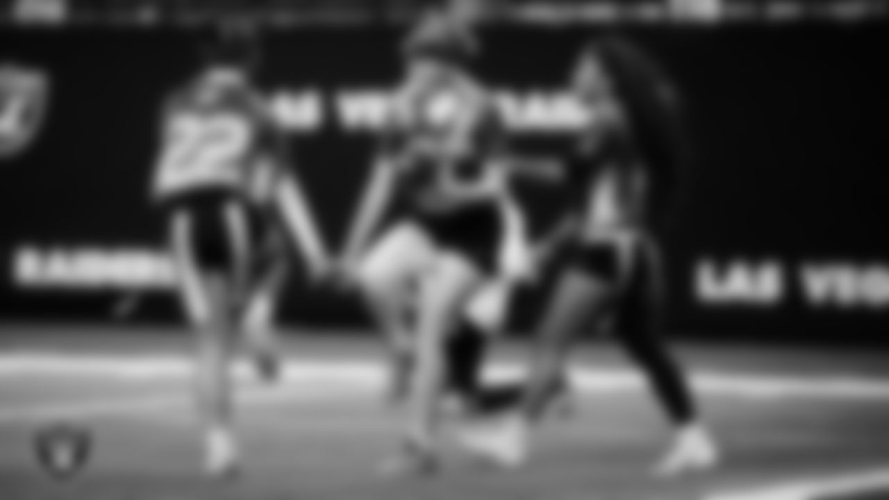 Sierra Vista High School and Green Valley High School face off in the NIAA 4A Flag Football State Championship game at Allegiant Stadium.