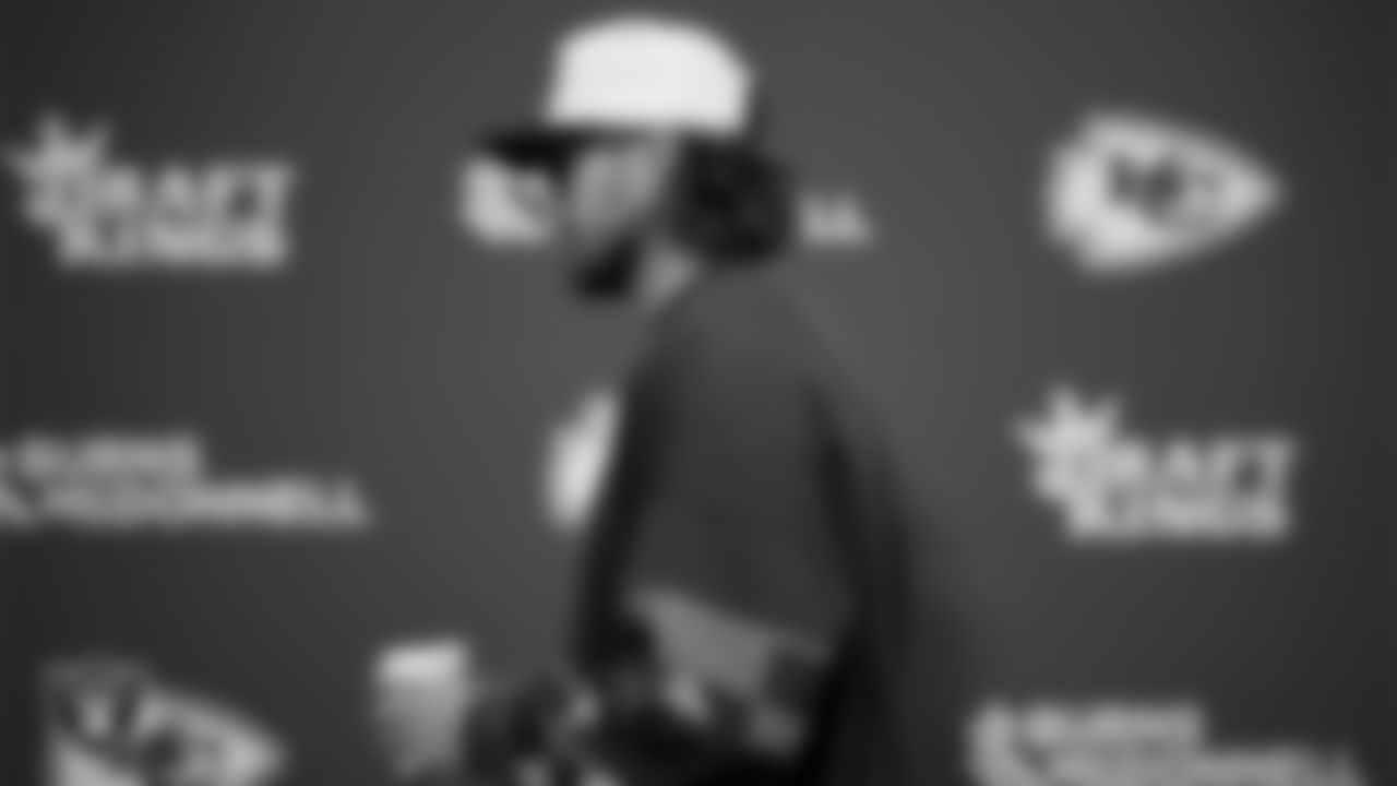 Las Vegas Raiders punter AJ Cole (6) arrives to the regular season away game against the Kansas City Chiefs at GEHA Field at Arrowhead Stadium.