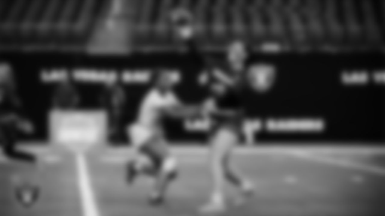 Shadow Ridge High School and Bishop Gorman High School face off in the NIAA 5A Flag Football State Championship game at Allegiant Stadium.