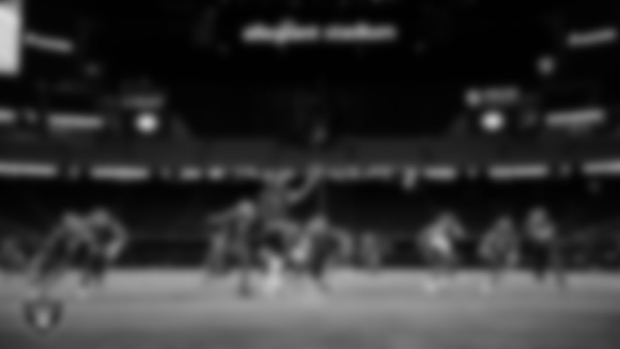 Bishop Gorman High School and Arbor View High School face off in the NIAA 5A Open Division State Championship game at Allegiant Stadium.