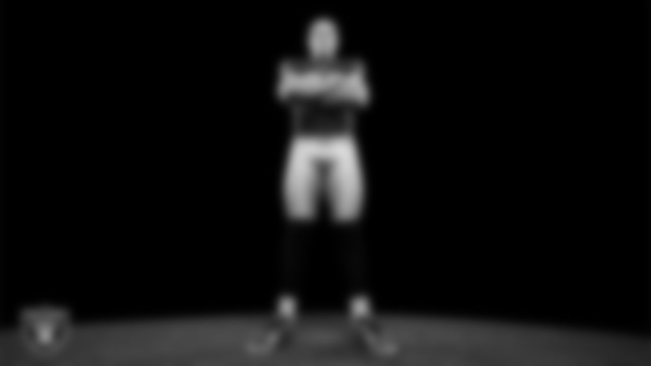 Las Vegas Raiders tight end Brock Bowers (89) poses for a photo at the 2025 Raiders Media Day.