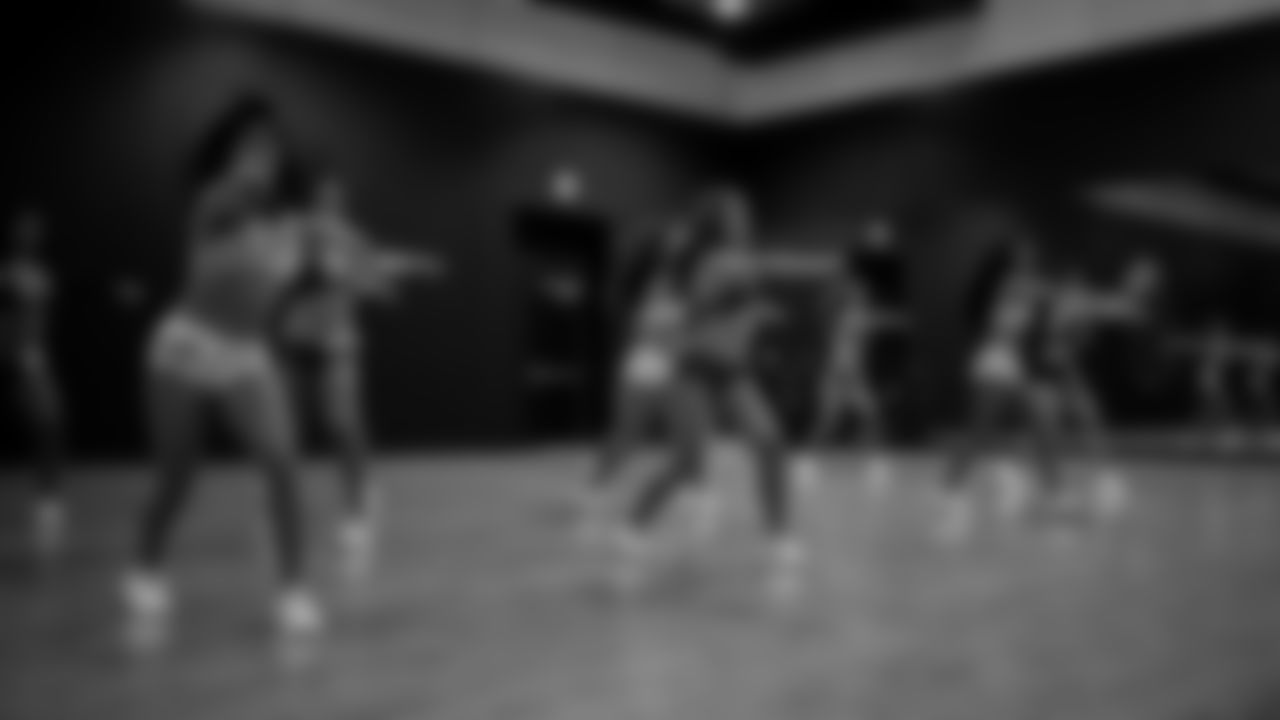 Dancers during a recruitment clinic at The Studio.