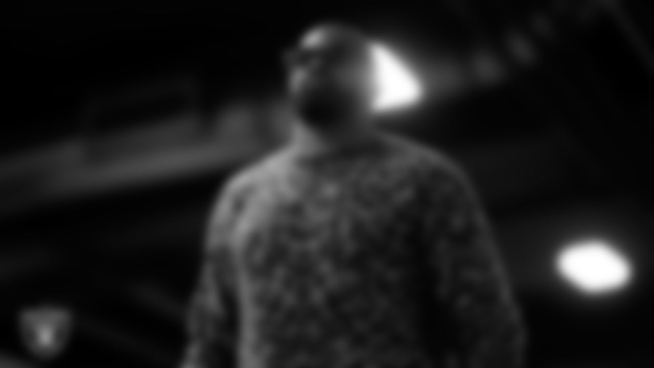 Las Vegas Raiders linebacker Jamal Adams (33) arrives to the regular season away game against the Denver Broncos at Empower Field at Mile High.