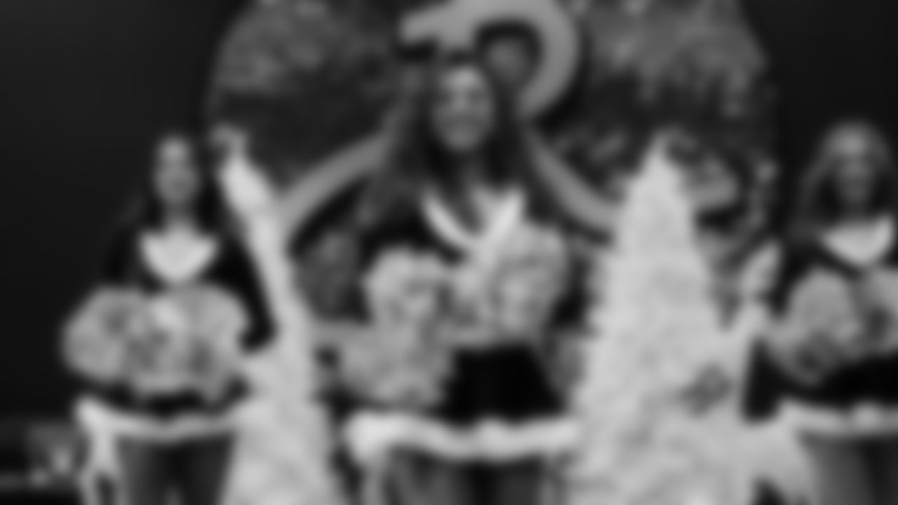 Raiderette Lexie performs during the Junior Raiderettes Banquet at The Studio.