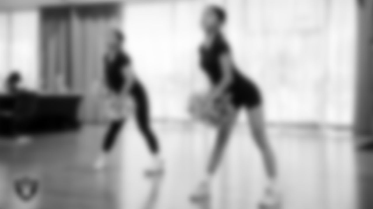 A dancer rehearses during a teen intensive at The Studio.