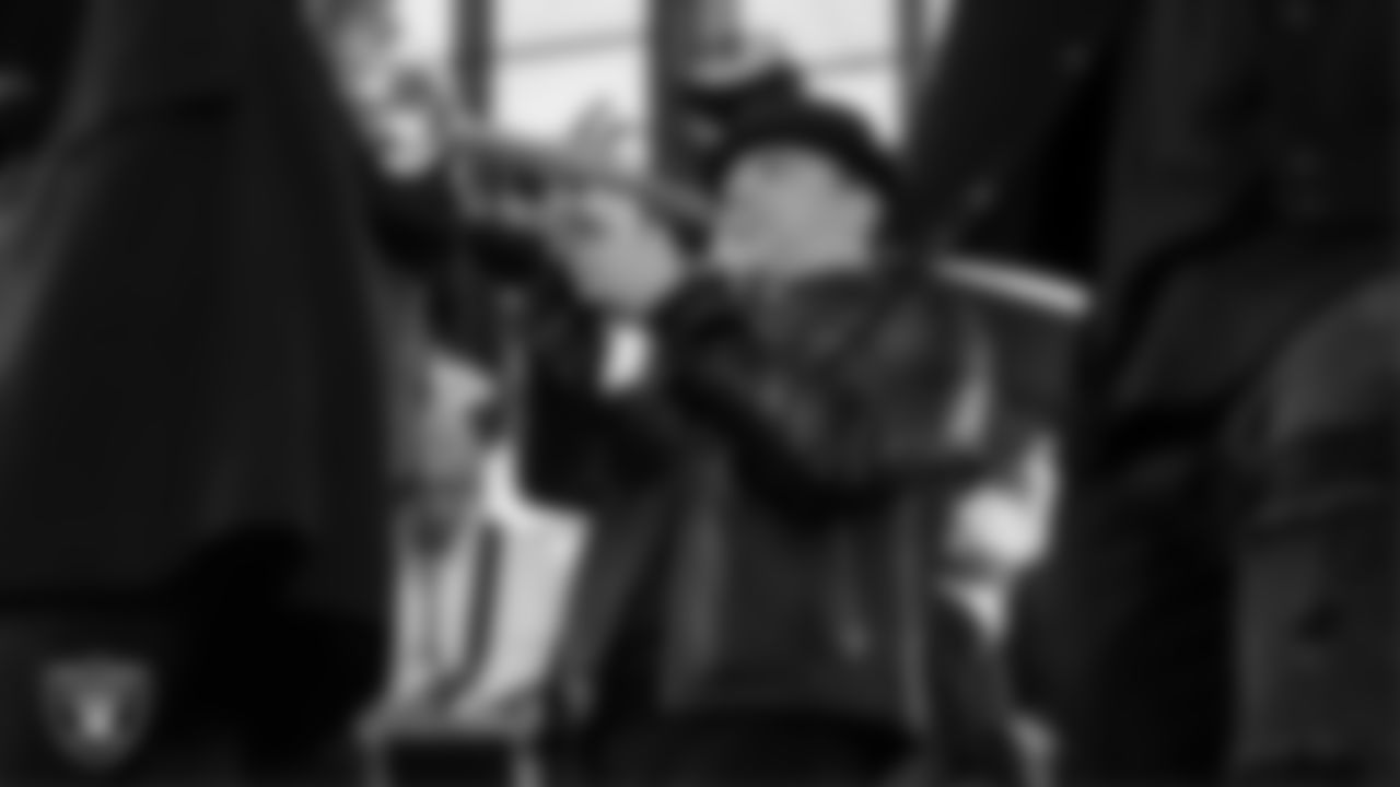 The Raiders House Band performs before the regular season home game against the Kansas City Chiefs at Allegiant Stadium.