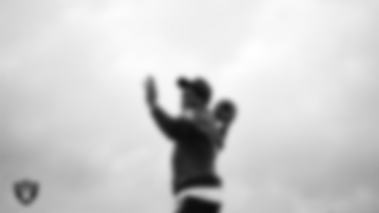 Las Vegas Raiders quarterback Geno Smith (7) during practice at Intermountain Health Performance Center.