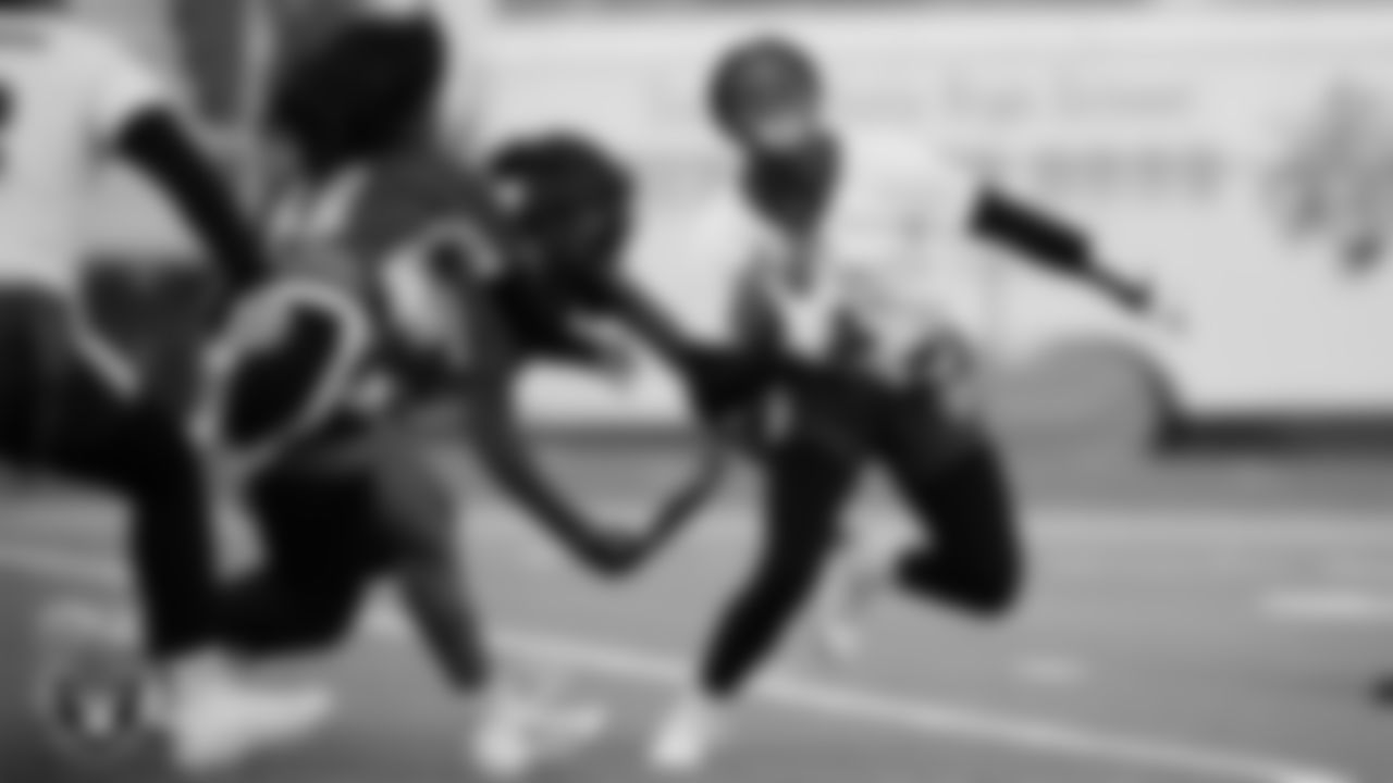 Sierra Vista High School hosts Pahrump Valley High School during the Las Vegas Raiders' High School Flag Football Showcase game at Sierra Vista High School.