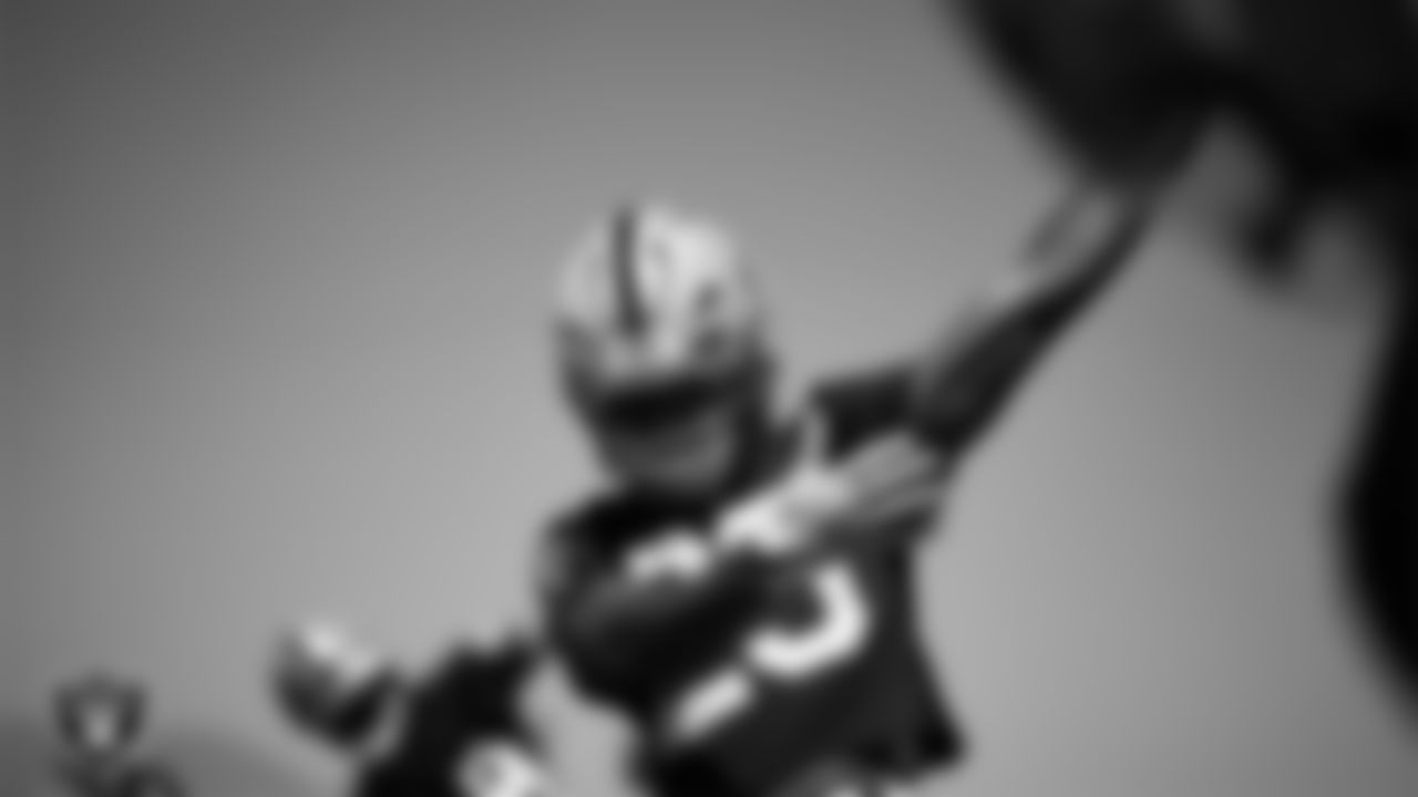 Las Vegas Raiders safety Chris Smith II (29) at an Organized Team Activity (OTA) at Intermountain Health Performance Center.
