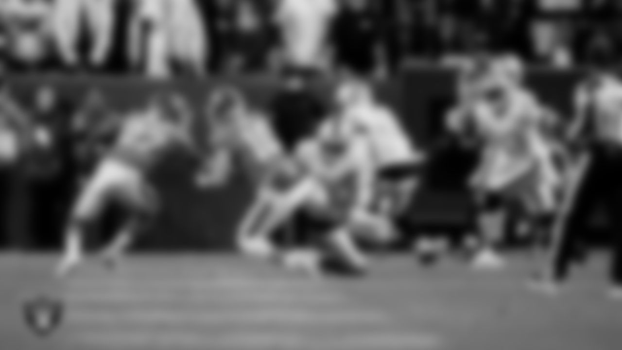 Las Vegas Raiders safety Isaiah Pola-Mao (20) during the regular season away game against the Denver Broncos at Empower Field at Mile High.