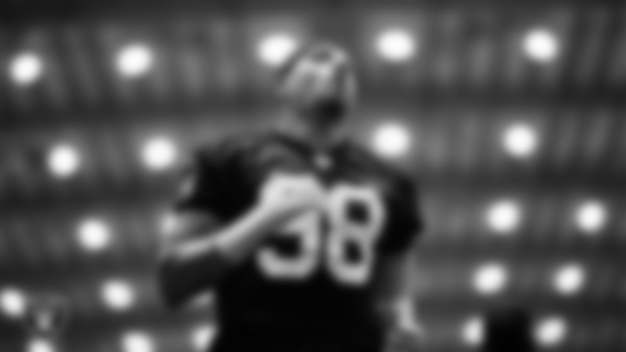 Las Vegas Raiders defensive end Maxx Crosby (98) at a workout during phase two of the offseason program at Intermountain Health Performance Center.