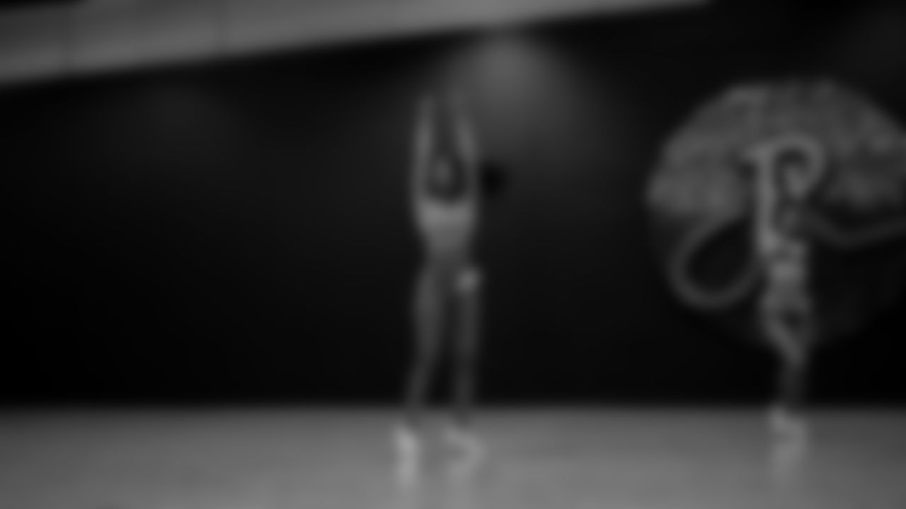 A dancer during a recruitment clinic at The Studio.