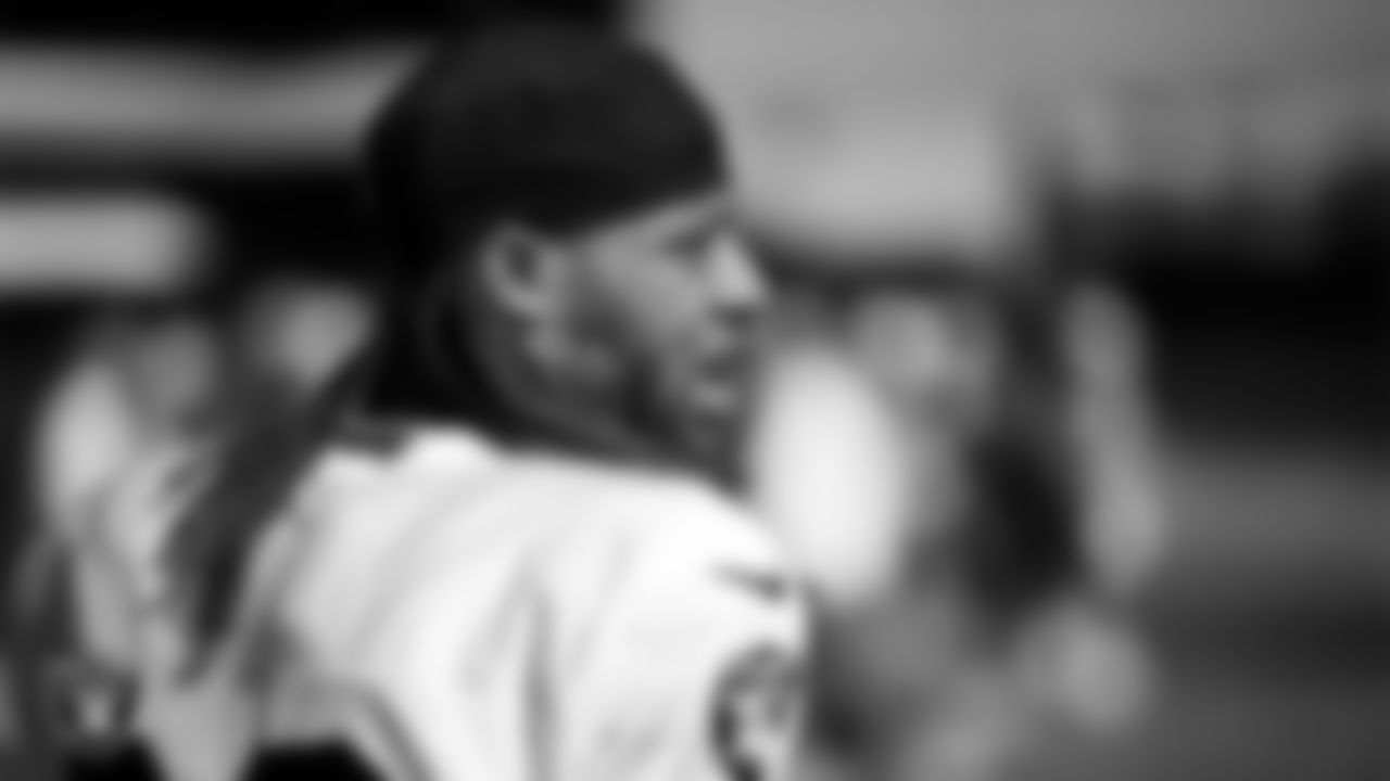 Las Vegas Raiders cornerback Eric Stokes (22) during practice at Intermountain Health Performance Center.